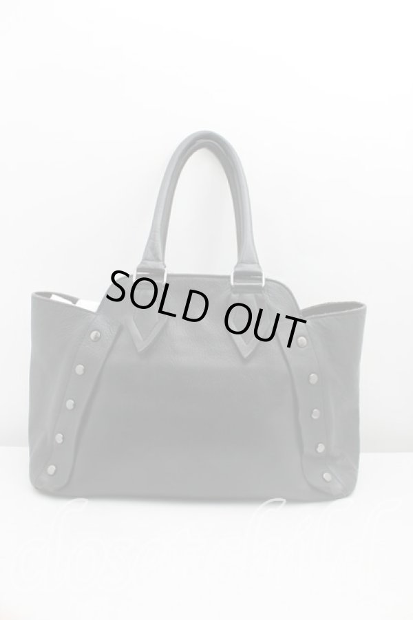 画像2: ヴィヴィアンウエストウッド 中古 / ヌーロックトートバッグ   黒  H-23-12-24-008-ba-IN-ZH (2)