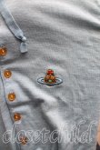 画像3: ヴィヴィアンウエストウッド 中古 / カラーオーブ刺繍フーディセーター    M サックス  H-23-12-24-134-to-IN-ZH (3)
