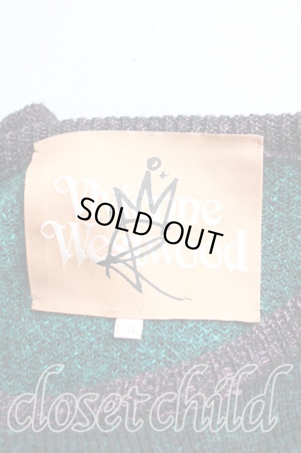 画像3: ヴィヴィアンウエストウッド 中古 / AKニット    L/XL 黒  H-23-12-31-045-to-OD-ZH (3)