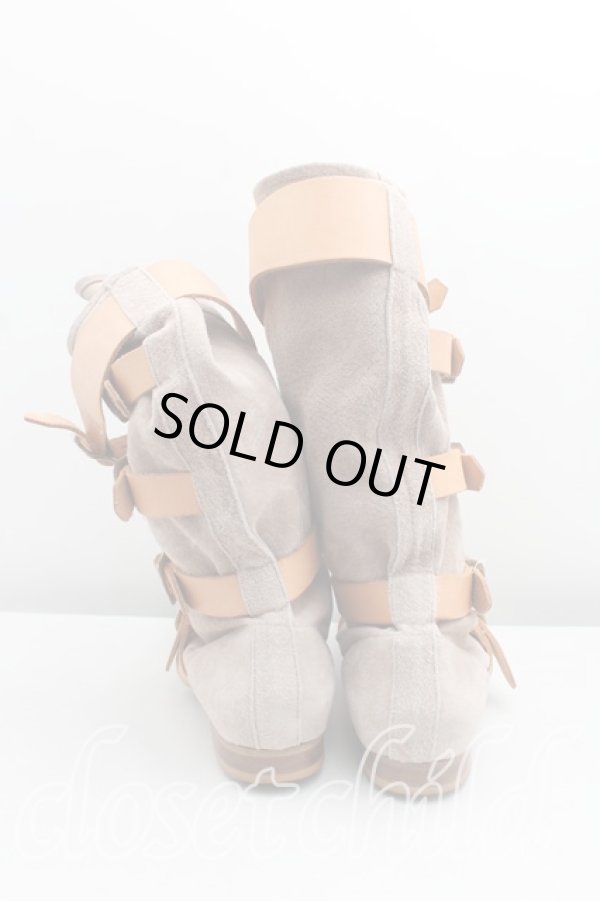 画像4: ヴィヴィアンウエストウッド 中古 / スエードパイレーツブーツ    UK9 ベージュ  H-24-01-07-047-sh-OD-ZH (4)