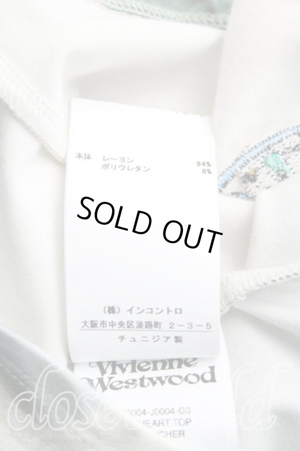 画像4: ヴィヴィアンウエストウッド 中古 / ブーシェフリルカットソー    S マルチ  H-24-01-21-038-to-OD-ZH (4)