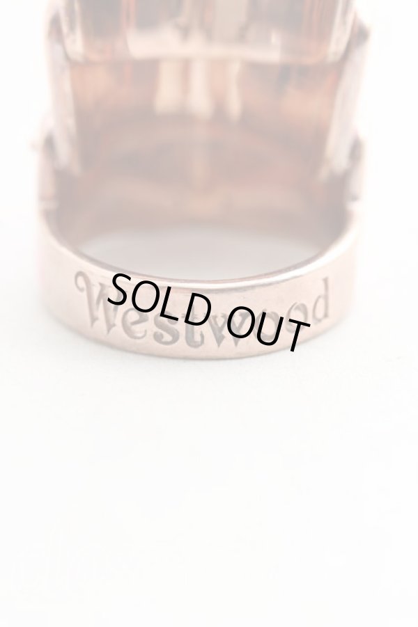 画像4: ヴィヴィアンウエストウッド 中古 / エナメルアーマーリング    L ピンク  H-24-01-21-055-gd-IN-ZH (4)