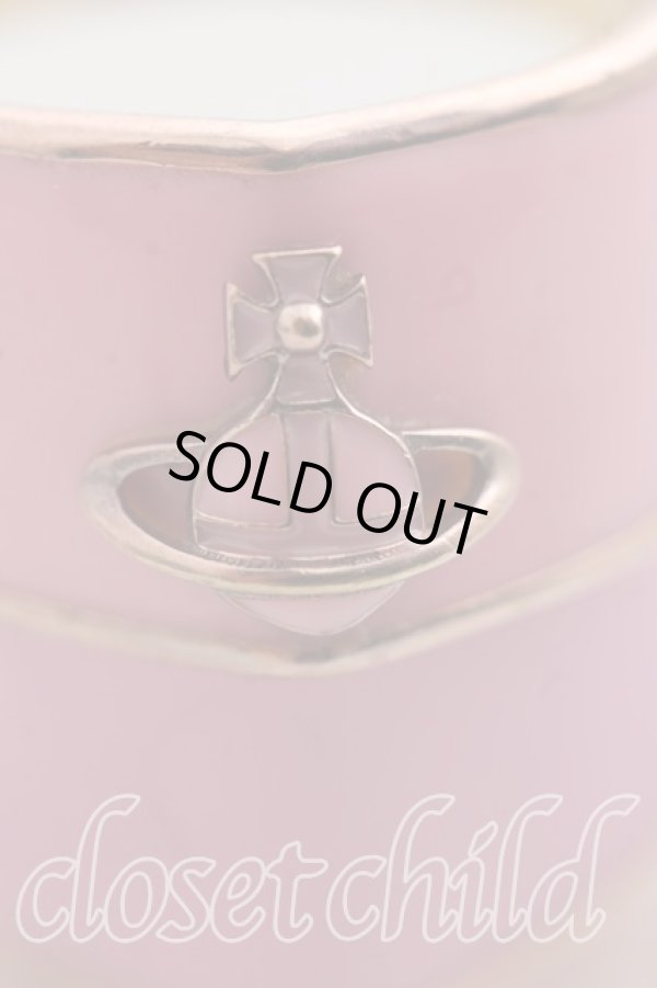 画像5: ヴィヴィアンウエストウッド 中古 / エナメルアーマーリング    L ピンク  H-24-01-21-055-gd-IN-ZH (5)