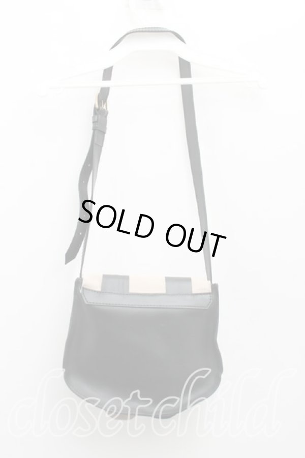 画像2: ヴィヴィアンウエストウッド 中古 / ボトルキャップレザーショルダーバッグ   黒  H-24-01-21-068-ba-OD-ZH (2)