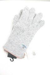 【USED】Vivienne Westwood / カラーオーブ刺繍手袋 ヴィヴィアンウエストウッド ビビアン  灰 【中古】 H-24-01-28-046-gd-OD-ZH