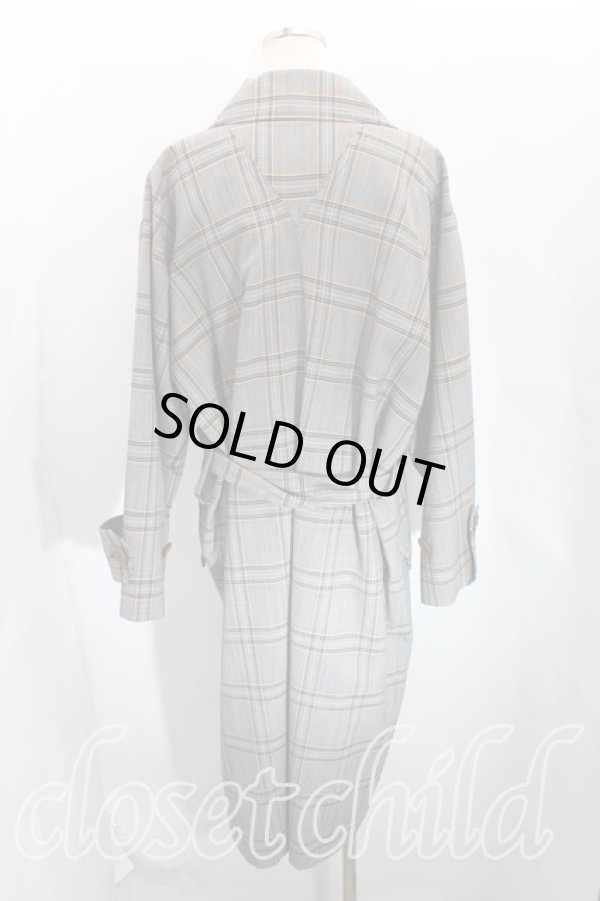 画像2: ヴィヴィアンウエストウッド 中古 / タータンチェックコート    02 茶  H-24-01-28-058-co-OD-ZH (2)