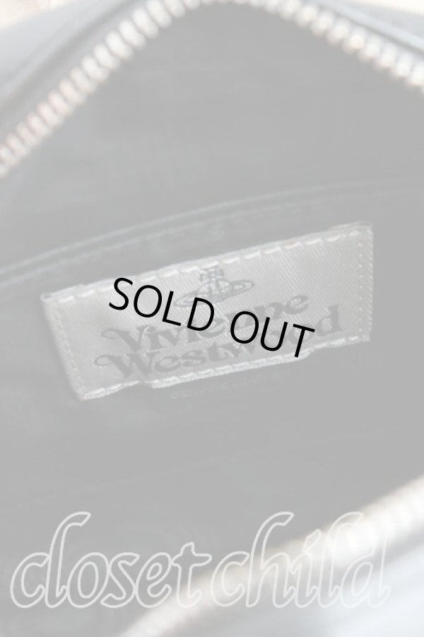 画像4: ヴィヴィアンウエストウッド 中古 / ANNAレザーカメラバッグ   黒  H-24-02-04-061-ba-OD-ZH (4)