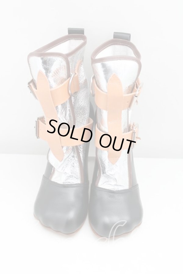 画像2: ヴィヴィアンウエストウッド 中古 / ボンテージブーツ    UK4 シルバー  H-24-02-04-063-sh-OD-ZH (2)