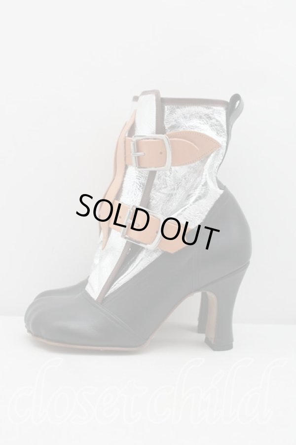 画像3: ヴィヴィアンウエストウッド 中古 / ボンテージブーツ    UK4 シルバー  H-24-02-04-063-sh-OD-ZH (3)