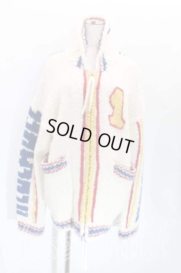 画像1: ヴィヴィアンウエストウッド 中古 / チャンキーロゴ ニット    00 生成  H-24-02-04-069-jc-OD-ZH (1)