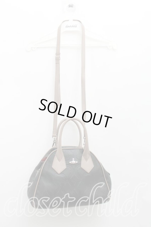 画像4: ヴィヴィアンウエストウッド 中古 / スクイグルヤスミンバッグ   黒  H-24-02-04-088-ba-OD-ZH (4)