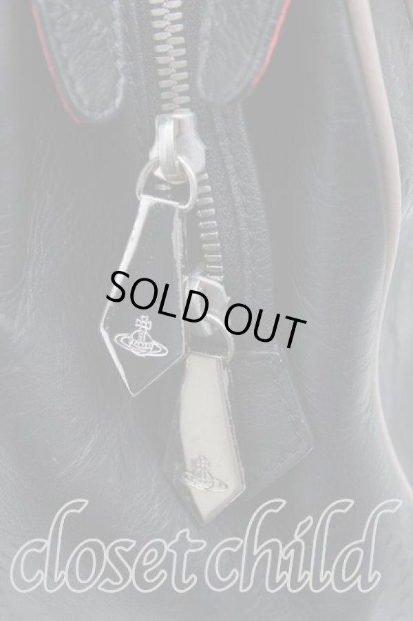 画像6: ヴィヴィアンウエストウッド 中古 / スクイグルヤスミンバッグ   黒  H-24-02-04-088-ba-OD-ZH (6)