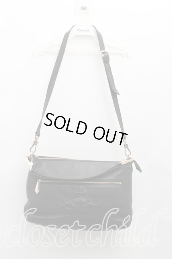 画像4: ヴィヴィアンウエストウッド 中古 / チェルシー2wayバッグ   黒  H-24-02-04-095-ba-OD-ZH (4)