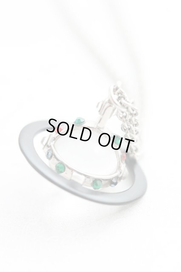 画像2: ヴィヴィアンウエストウッド 中古 / タイニーオリジナルオーブネックレス   黒  H-24-02-04-112-nl-OD-ZH (2)