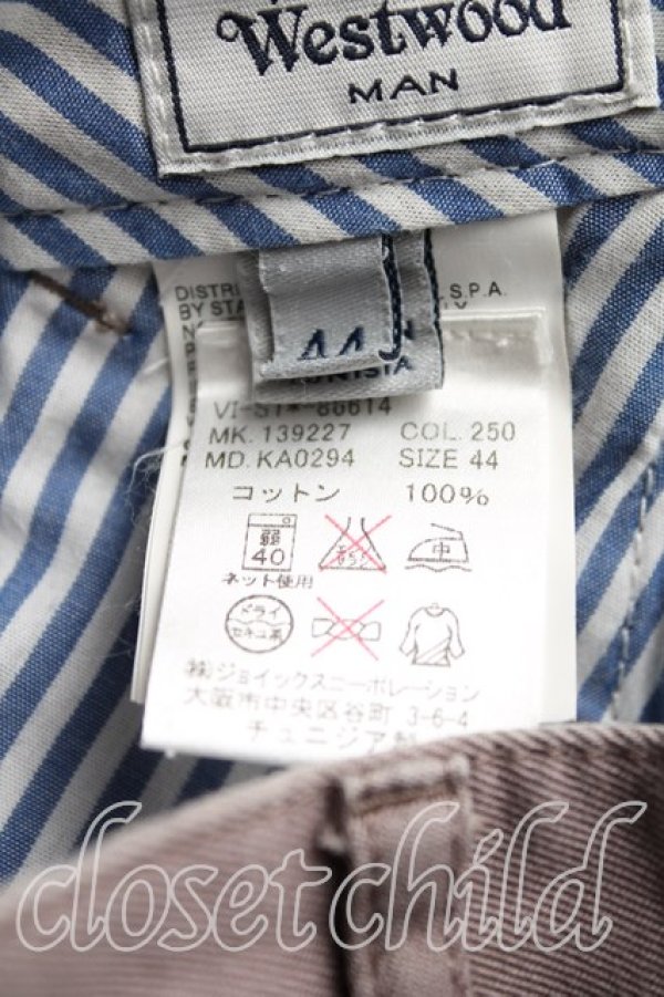 画像4: ヴィヴィアンウエストウッド MAN 中古 / チノパン    44 灰  H-24-02-11-021-pa-OD-ZH (4)