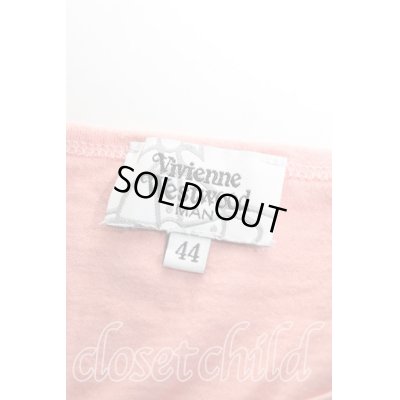 画像3: 【USED】Vivienne Westwood MAN / ベアファイターバッグ半袖Tシャツ ヴィヴィアンウエストウッド ビビアン   44 ピンク 【中古】 H-24-02-11-047-ts-OD-ZH