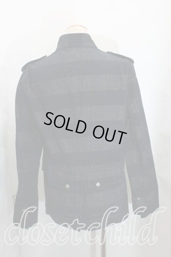 画像2: ヴィヴィアンウエストウッド MAN 中古 / ボーダーデニムジャケット    50 インディゴ  H-24-02-11-073-jc-IN-ZH (2)