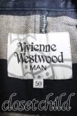 画像4: ヴィヴィアンウエストウッド MAN 中古 / ボーダーデニムジャケット    50 インディゴ  H-24-02-11-073-jc-IN-ZH (4)