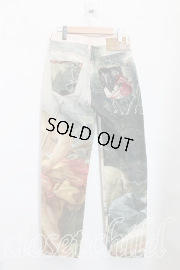 画像2: ヴィヴィアンウエストウッド 中古 / BOUCHER HARRIS デニム    W27 マルチ  H-24-02-11-082-pa-OD-ZH (2)