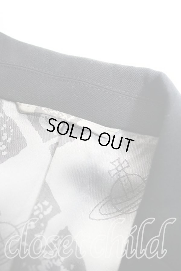 画像3: ヴィヴィアンウエストウッド MAN 中古 / シングルセットアップ    48 黒  H-24-02-11-090-su-IN-ZH (3)