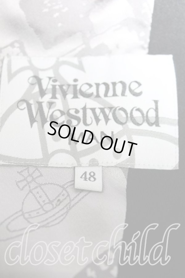 画像4: ヴィヴィアンウエストウッド MAN 中古 / シングルセットアップ    48 黒  H-24-02-11-090-su-IN-ZH (4)