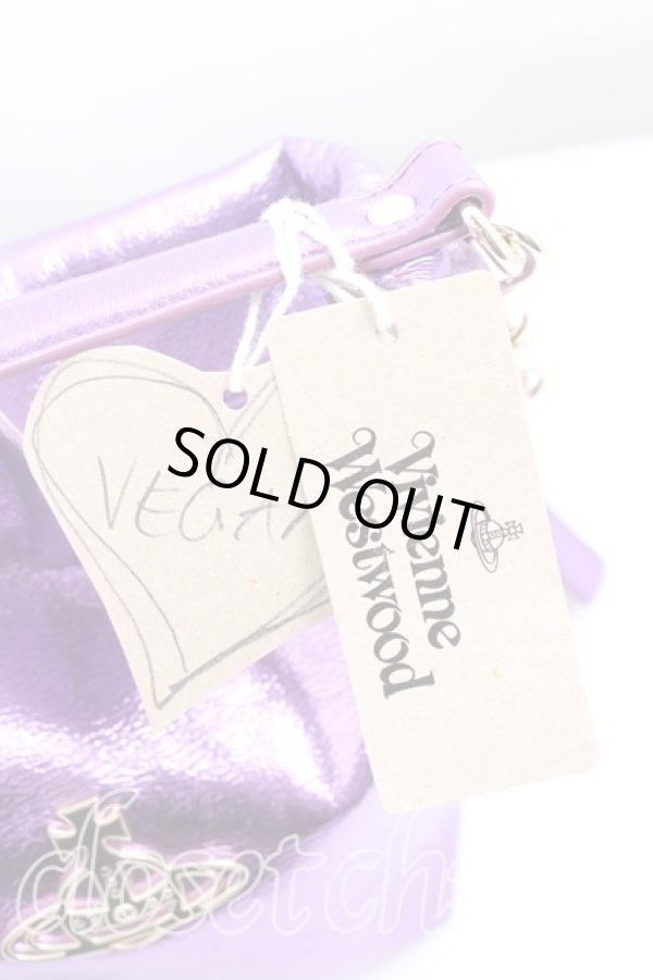 画像5: ヴィヴィアンウエストウッド 中古 / SALLY CROSSBODY    紫  H-24-02-11-105-ba-IN-ZH (5)