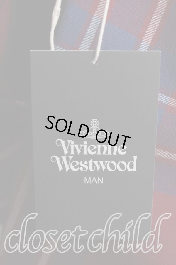 画像5: ヴィヴィアンウエストウッド MAN 中古 / /タータン ダブルラペルジャケット    48 赤  H-24-02-11-009-jc-OD-ZH (5)