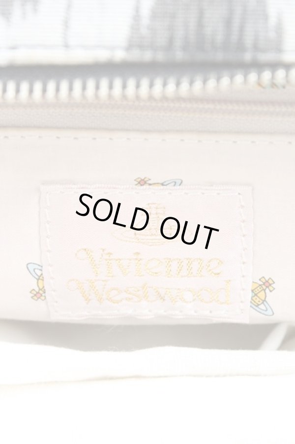 画像4: ヴィヴィアンウエストウッド 中古 / レオパードヤスミンバッグ   黒  H-24-02-11-107-ba-IN-ZH (4)