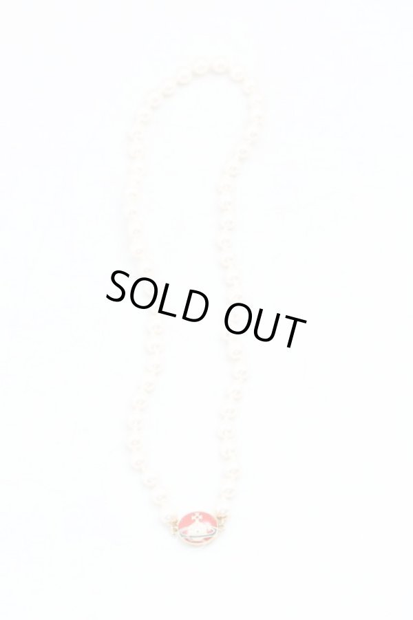 画像3: ヴィヴィアンウエストウッド 中古 /LOELIAパールチョーカー   赤  H-24-02-11-124-nl-OD-ZH (3)