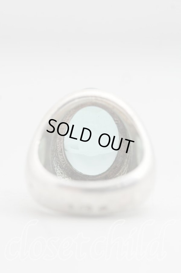 画像3: ヴィヴィアンウエストウッド 中古 / RG/グリーンカボションリング    S シルバー  H-24-02-11-128-rg-OD-ZH (3)