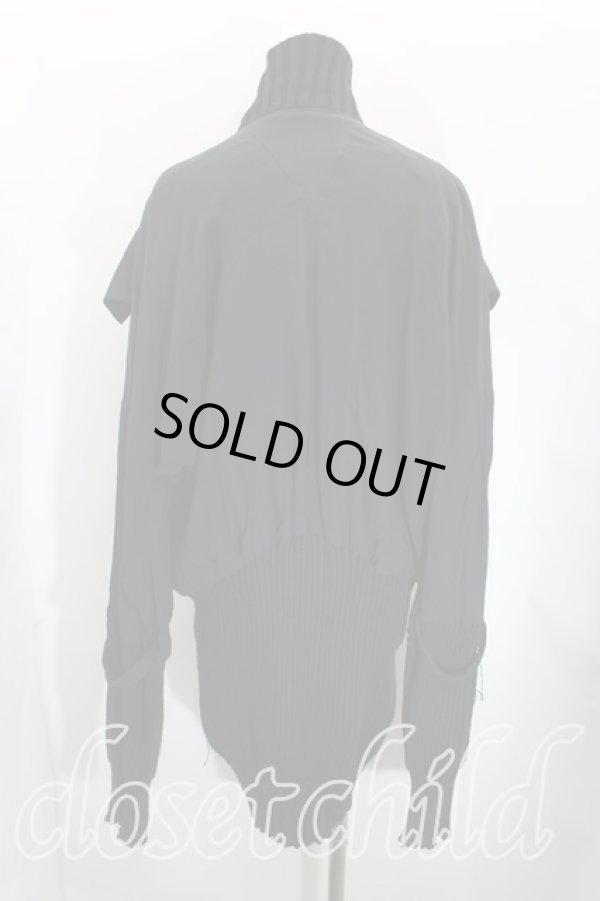 画像2: ヴィヴィアンウエストウッド 中古 / /シルク混ボンバージャケット    UK10 黒  H-24-02-11-002-jc-OD-ZH (2)