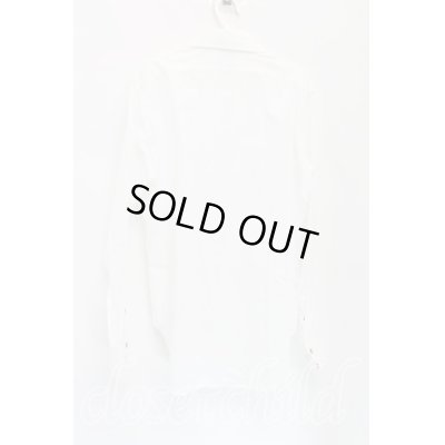 画像2: 【USED】Vivienne Westwood MAN / オーブ刺繍アシメカラーシャツ ヴィヴィアンウエストウッド ビビアン   46 白 【中古】 H-24-02-18-024-bl-IN-ZH