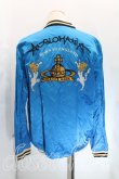 画像2: ANGLOMANIA 中古 / アングロフィリアスカジャン    L 青  H-24-02-18-003-jc-IN-ZH (2)