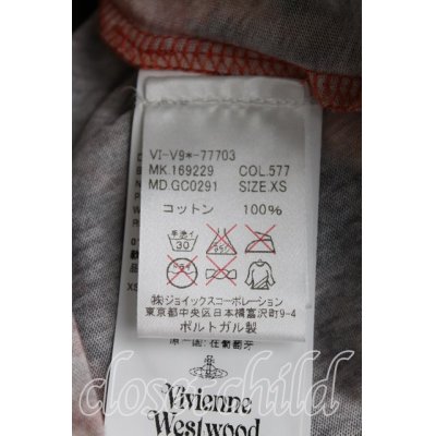 画像4: 【USED】Vivienne Westwood MAN / ウォレス半袖Tシャツ ヴィヴィアンウエストウッド ビビアン   XS 赤 【中古】 H-24-02-18-046-ts-IN-ZH
