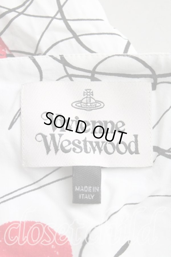 画像3: ヴィヴィアンウエストウッド 中古 / ハウスオブカードシャツワンピース    40 白  H-24-02-18-006-op-OD-ZH (3)