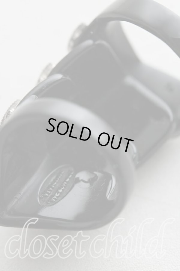 画像4: ヴィヴィアンウエストウッド 中古 / RG/レジンペイブアーマーリング    M 黒  H-24-02-18-113-rg-OD-ZH (4)