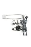 画像2: ヴィヴィアンウエストウッド 中古 /GIANT SATYYR SAFETY PINS   黒  H-24-02-18-131-gd-OD-ZH (2)