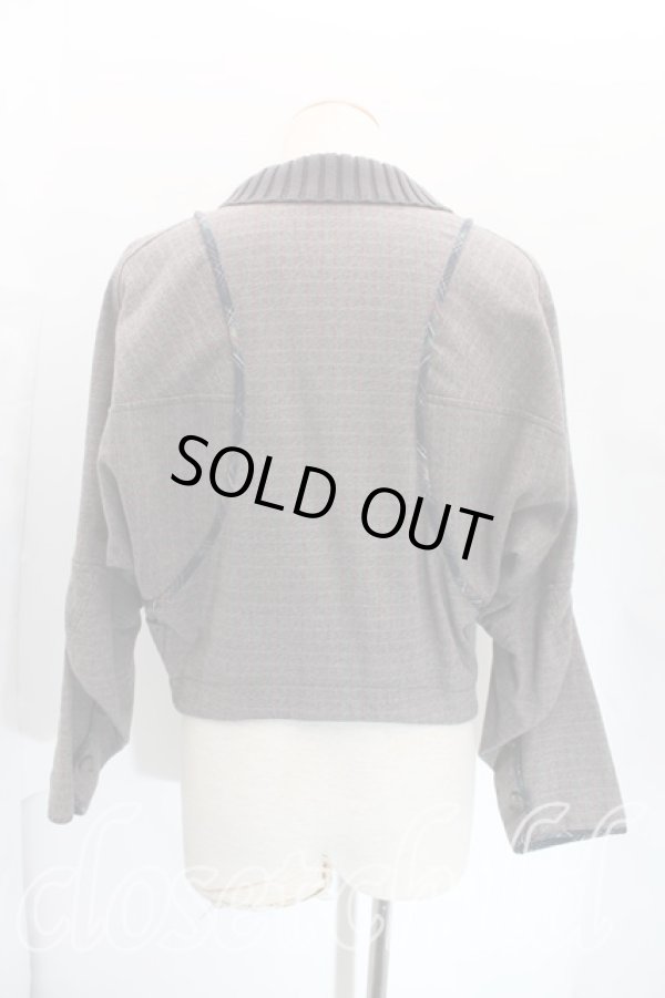 画像2: ヴィヴィアンウエストウッド 中古 / タータンチェックピアポイントジャケット    44 茶  H-24-02-18-002-jc-IN-ZH (2)