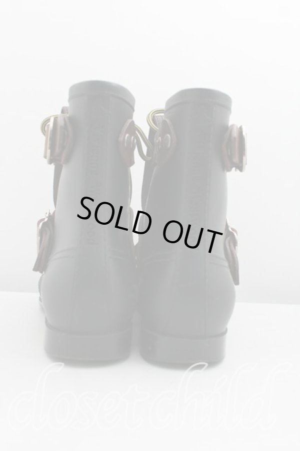 画像4: ヴィヴィアンウエストウッド 中古 / プラスチックボンテージブーツ 41 黒  H-24-02-25-027-sh-OD-ZH (4)