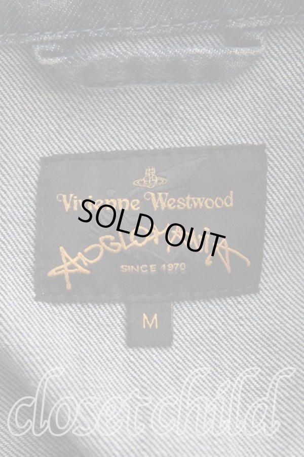 画像3: ANGLOMANIA 中古 / ダメージデニムジャケット M インディゴ  H-24-02-25-083-jc-IN-ZH (3)