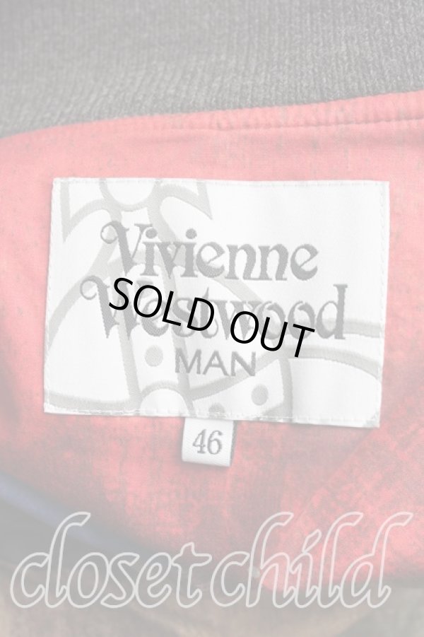 画像3: ヴィヴィアンウエストウッド MAN 中古 / プロテクションボマージャケット 46 灰  H-24-02-25-085-jc-OD-ZH (3)