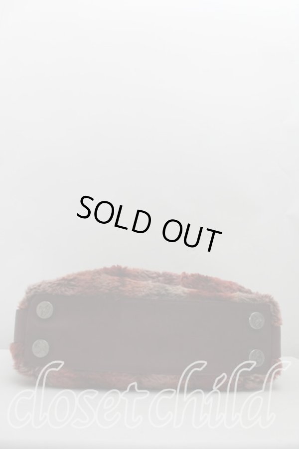 画像3: ヴィヴィアンウエストウッド 中古 / ボアハンドバッグ  茶  H-24-02-25-008-ba-OD-ZH (3)