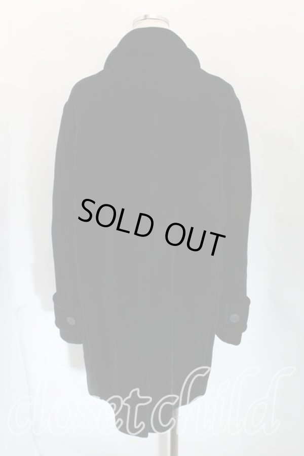 画像2: ANGLOMANIA 中古 / 別珍コート S 黒  H-24-02-25-093-co-OD-ZH (2)