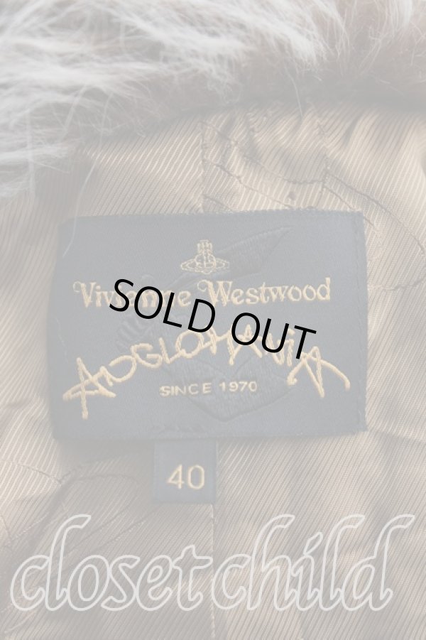 画像3: ANGLOMANIA 中古 / ファーショートコート 40 茶  H-24-02-25-116-co-OD-ZH (3)