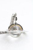 画像2: ヴィヴィアンウエストウッド 中古 / ビッグオーブネックレス  シルバー  H-24-02-25-013-nl-IN-ZH (2)