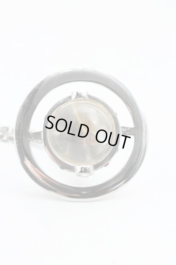 画像3: ヴィヴィアンウエストウッド 中古 / ビッグオーブネックレス  シルバー  H-24-02-25-013-nl-IN-ZH (3)