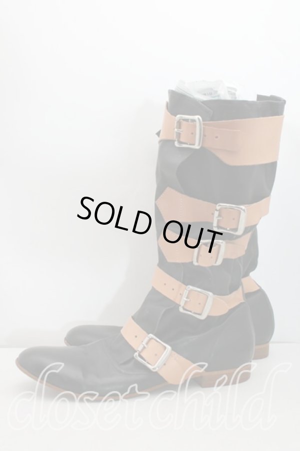 画像2: ヴィヴィアンウエストウッド 中古 / パイレーツブーツ 26 黒  H-24-02-25-167-sh-OD-ZH (2)