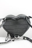 画像2: ヴィヴィアンウエストウッド 中古 / BAJOHANNA HEART MINIバッグ  黒  H-24-03-03-089-gd-OD-ZH (2)