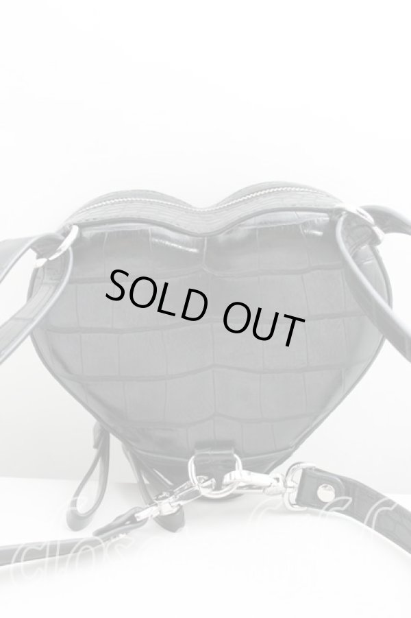 画像2: ヴィヴィアンウエストウッド 中古 / BAJOHANNA HEART MINIバッグ  黒  H-24-03-03-089-gd-OD-ZH (2)