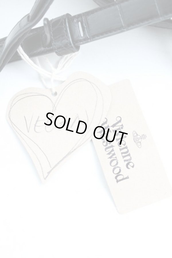 画像4: ヴィヴィアンウエストウッド 中古 / BAJOHANNA HEART MINIバッグ  黒  H-24-03-03-089-gd-OD-ZH (4)